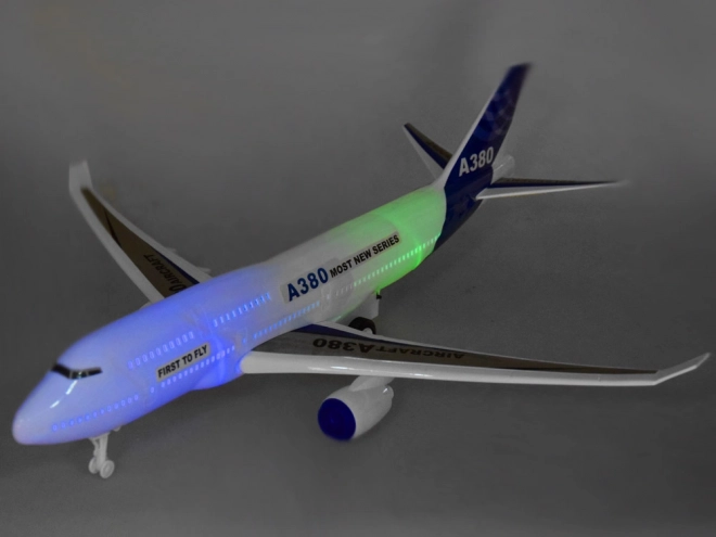 Large Passenger Airplane with Sound and Light Features