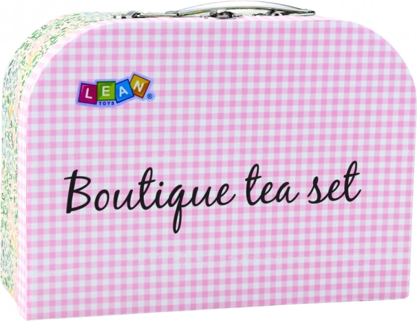Tea set for children in a metal suitcase 15 pcs