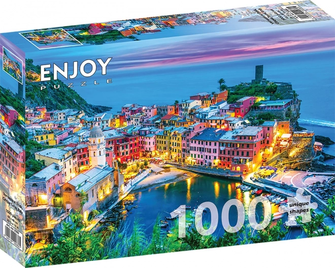 Enjoy Puzzle Vernazza at Dusk Cinque Terre Italy 1000 Pieces