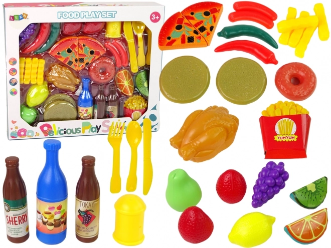 Pretend Play Food Set for Kids