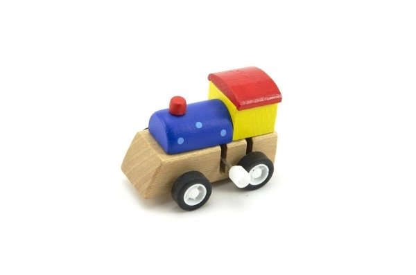 Wind-Up Wooden Train