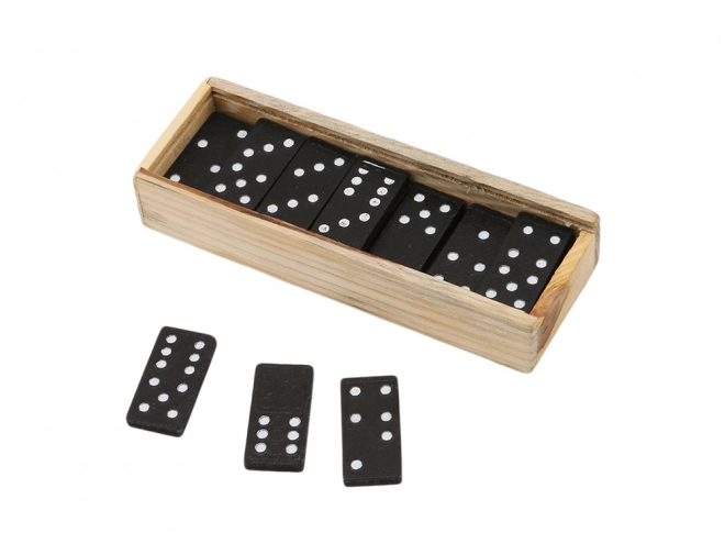 Wooden Domino Set with 28 Pieces