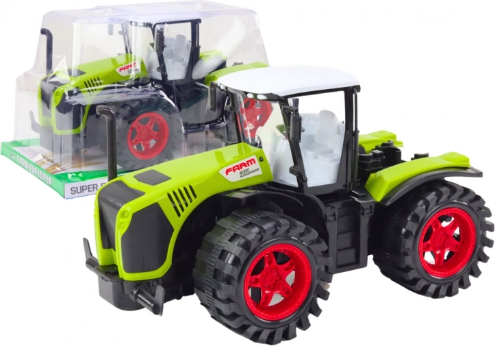Agricultural Tractor Large Friction Drive Green Farm Vehicle