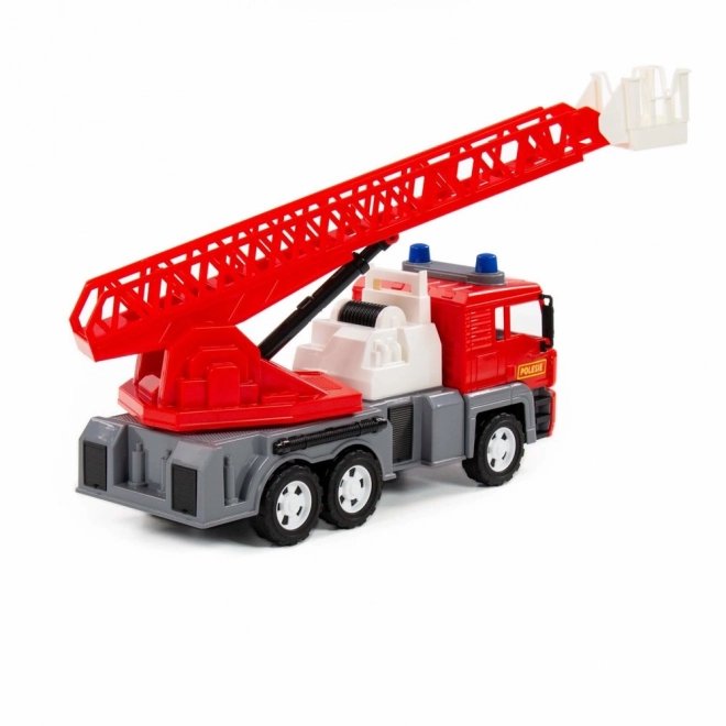 Fire Truck Toy with Extendable Ladder 70 cm