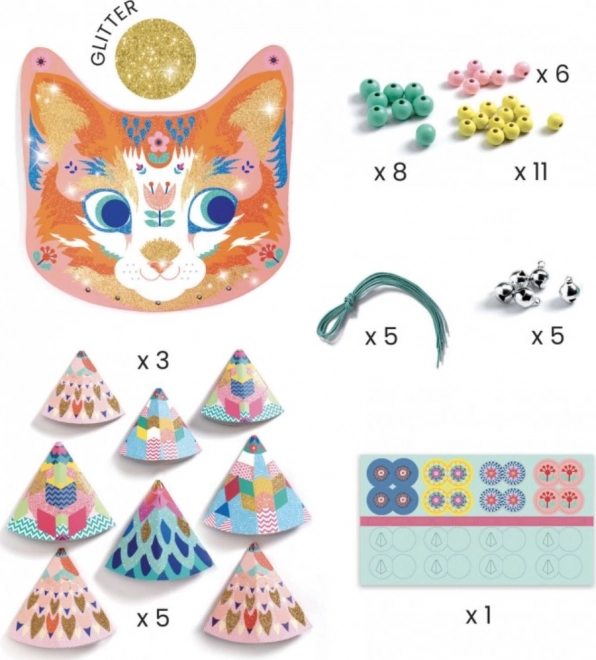 DJECO DIY Wind Chime Kit - Kitten