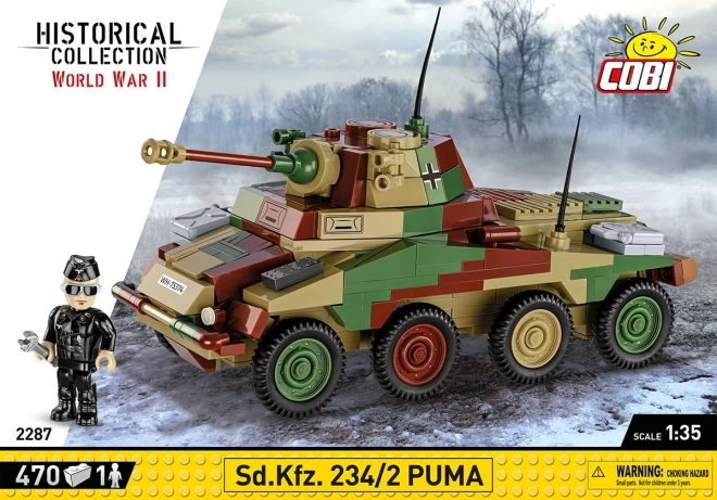 Cobi Sd.Kfz 234/2 Puma Armored Car Building Blocks