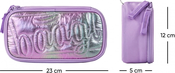 School Pencil Case Etui Lavender