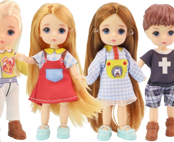 Pop met beweegbare gewrichten 12,5 cm