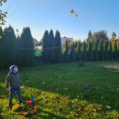 Double Foam Rocket Launcher for Kids