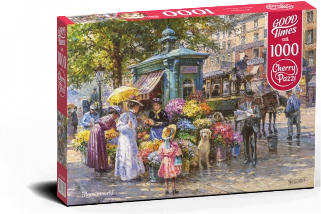 Cherry Pazzi Flower Market Puzzle 1000 Pieces