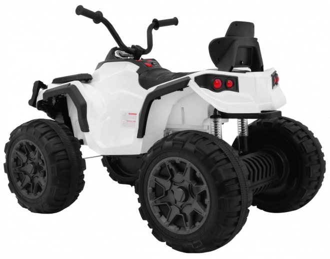 Quad ATV 2.4GHz on battery for children White + Remote Control + EVA Wheels + MP3 Radio + Free Start