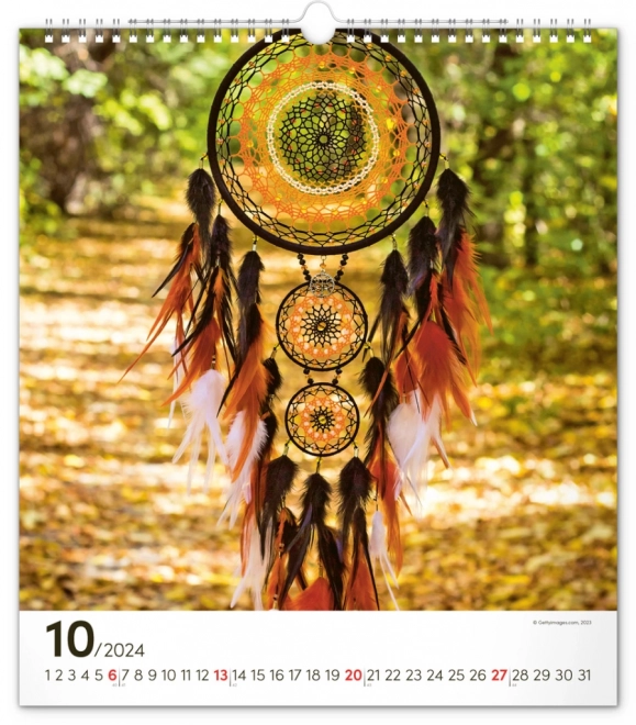 Wall Calendar Dreamcatcher 2024