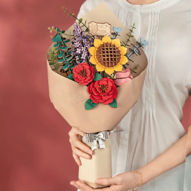 RobTime 3D Wooden Puzzle Bouquet