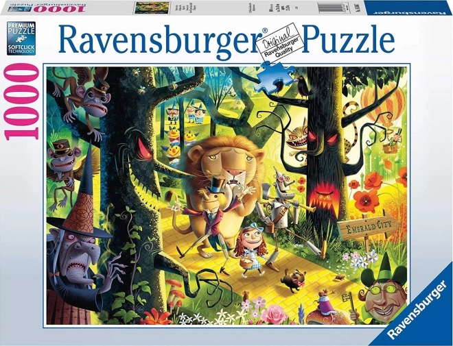 Ravensburger Puzzle Lions, Tigers, and Bears, Oh My! Wizard of Oz 1000 Pieces