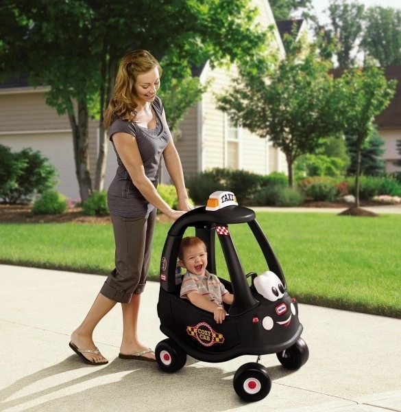 Cozy Coupe Black Taxi Ride-On Car – Black