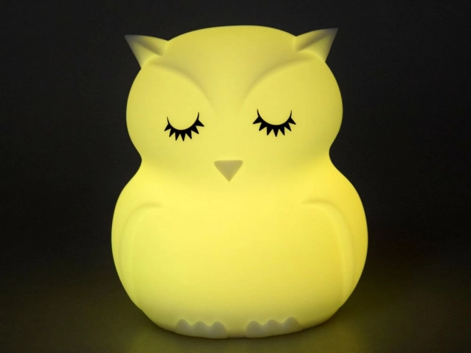 Owl Soft Silicone Night Light with Remote Control