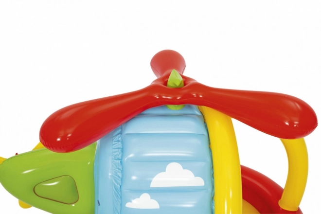 Inflatable Helicopter Playpen with Balls by Fisher-Price Bestway