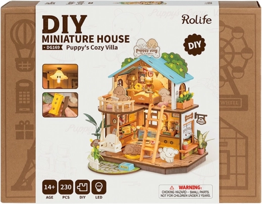 Kis házikó miniatűr Kiskutyaház