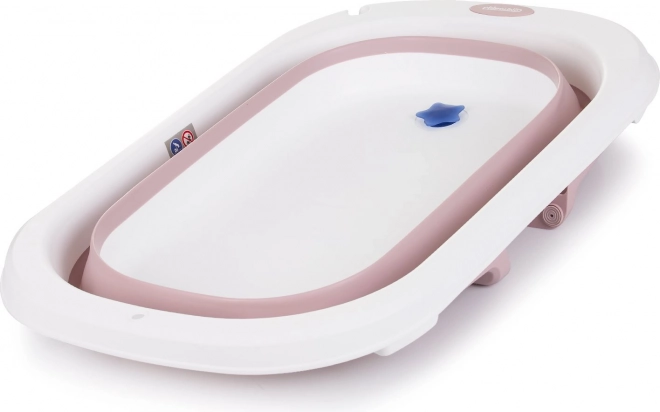 Chipolino folding bathtub with bath support pink