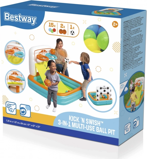 Opblaasbare Speelcentrum Bestway met Balletjes