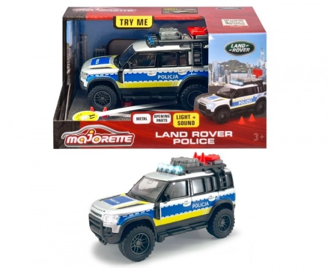 Majorette Grand Land Rover Police Car