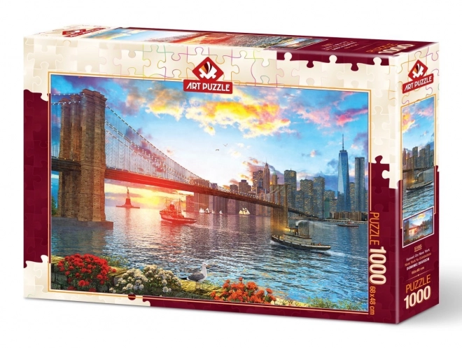 Sunset in New York 1000 Piece Puzzle