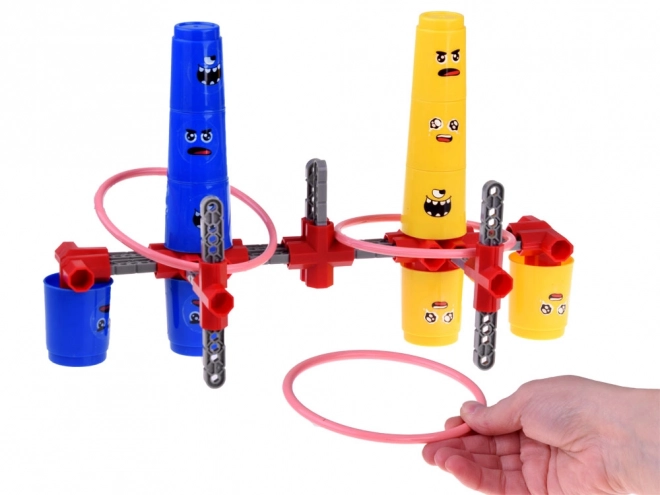 Tic Tac Toe and Ring Toss Game Set