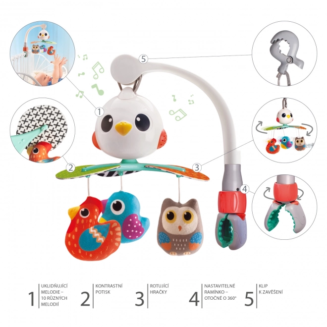 Multifunctional Baby Carousel Birds