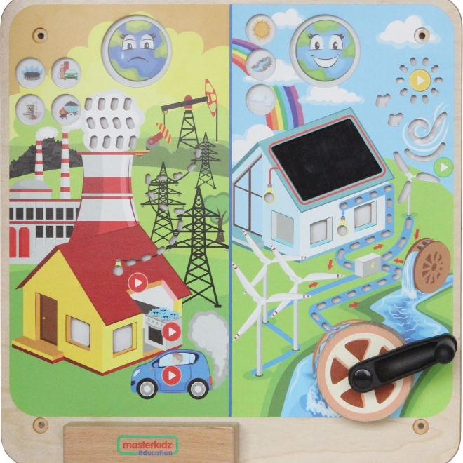 Tabellone educativo per energie rinnovabili e non rinnovabili Masterkidz Montessori