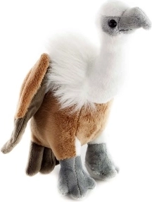 Standing plush vulture