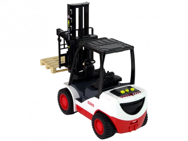 Forklift Toy with Movable Fork and Palette