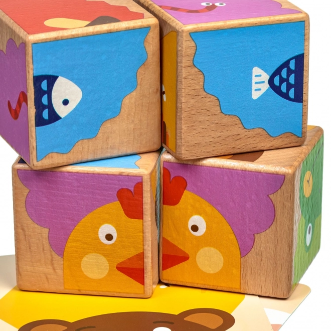 Lucy & Leo Animal Puzzle Cubes