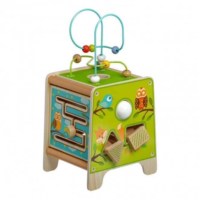 Lucy's Wooden Activity Cube with Xylophone