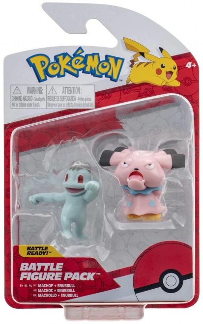 Pokemon Machop and Snubbull Battle Figure Pack