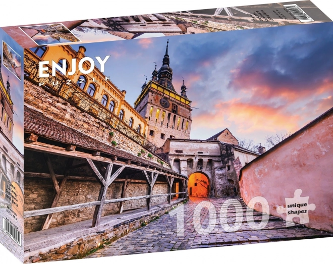 Enjoy Puzzle Clock Tower, Sighisoara, Romania 1000 Pieces