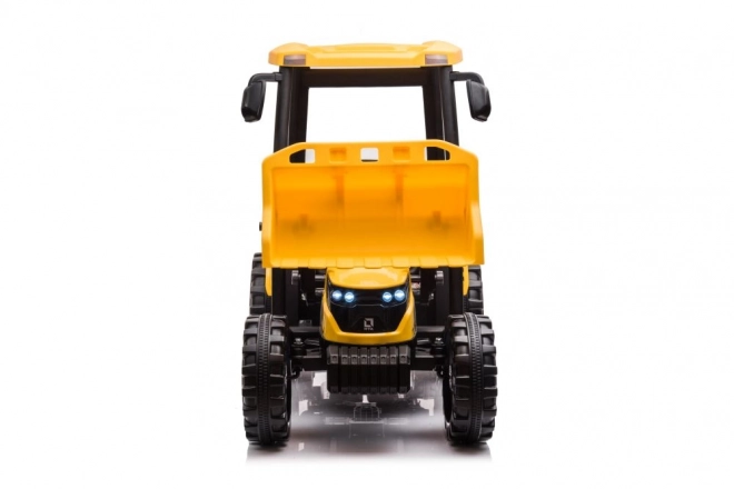 Electric Ride-On Tractor with Trailer 24V Yellow