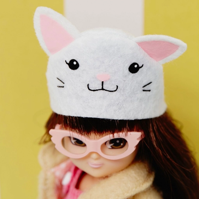 Lottie Doll with Cat Hat and Glasses