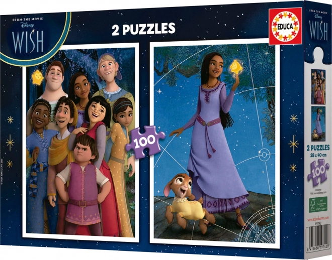 Educa Puzzle Wish 2x100 Pieces