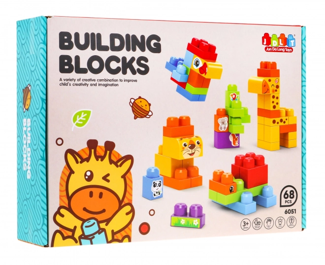 Zoo Animals Construction Block Set for Kids