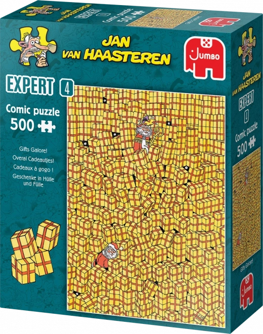 Jumbo Puzzle Jan van Haasteren Expert Series: Slew of Gifts 500 Pieces