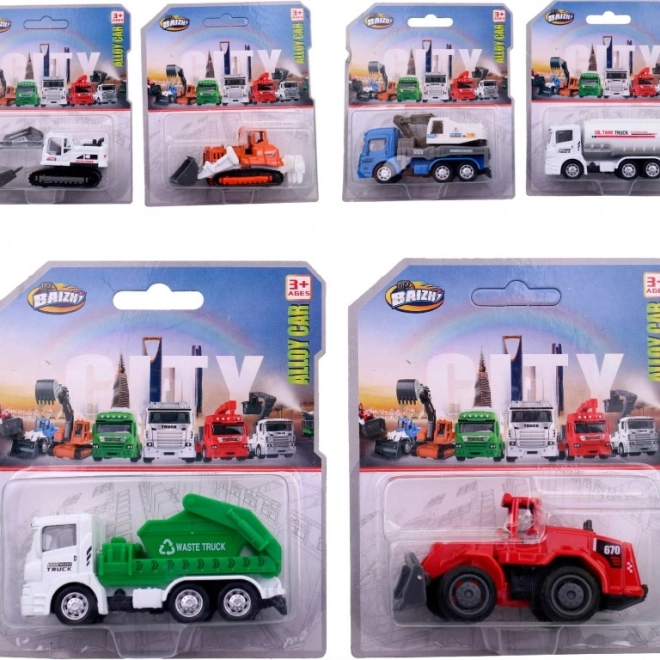 Construction Vehicle Set - 6 Types