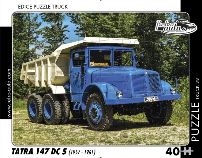 Retro Trucks Puzzle Tatra 147 DC 5 (1957-1961) 40 Pieces