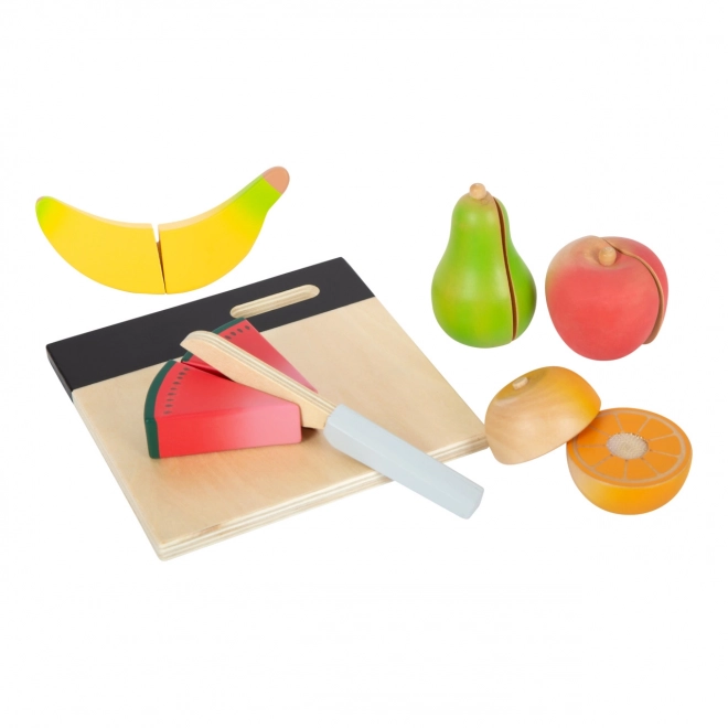 Small Foot Wooden Fruit Cutting Set