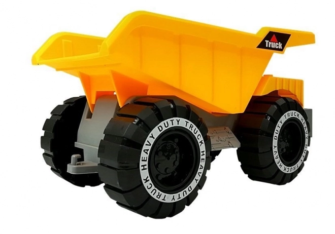 Dump Truck with Trailer and Bulldozer Construction Set