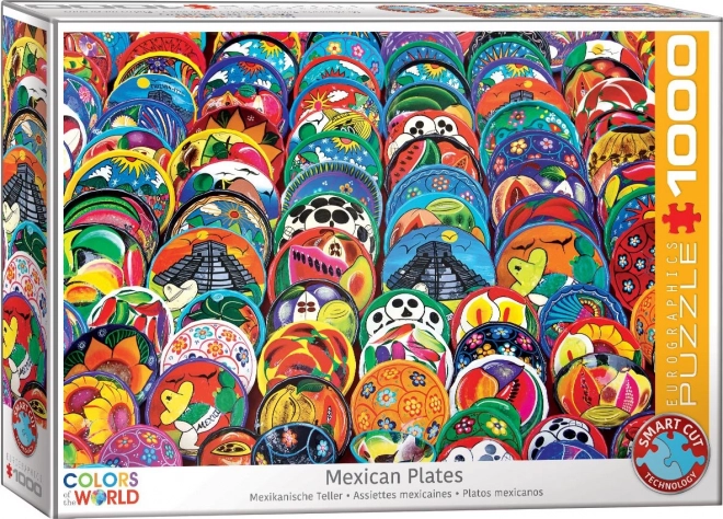 Eurographics Puzzle Mexican Plates 1000 Pieces