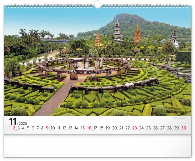 Garden Wall Calendar 2025