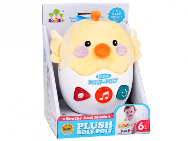 Interactive Chick Musical Toy with Lullabies and Lights