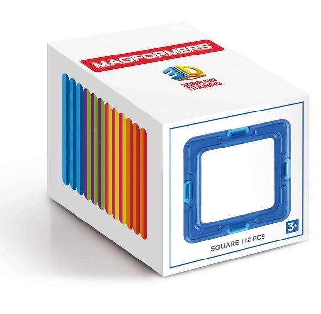 Magnetic Building Blocks - Square Set 12 Pieces