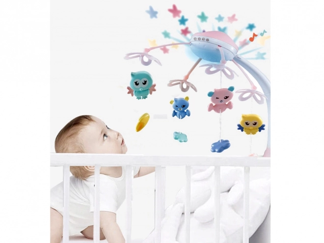 Baby Crib Mobile with Remote Control Projector