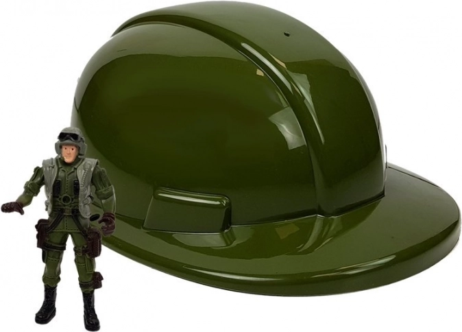 Casque et figurine de soldat pour une immersion totale